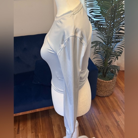 FANATICS DALLAS COWBOYS Signature Gray Fitted Long Sleeve Athletic Shirt - Picture 3 of 5